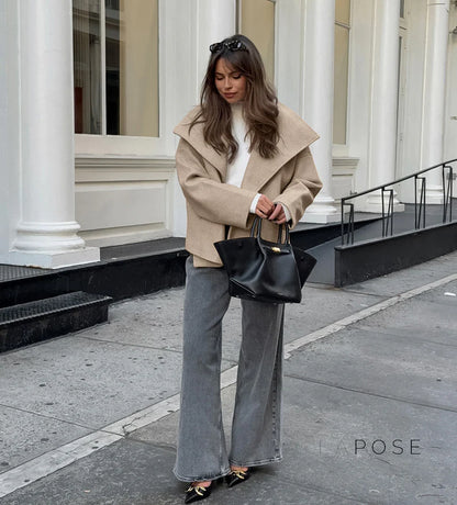 Edna Double-Breasted Wool Coat