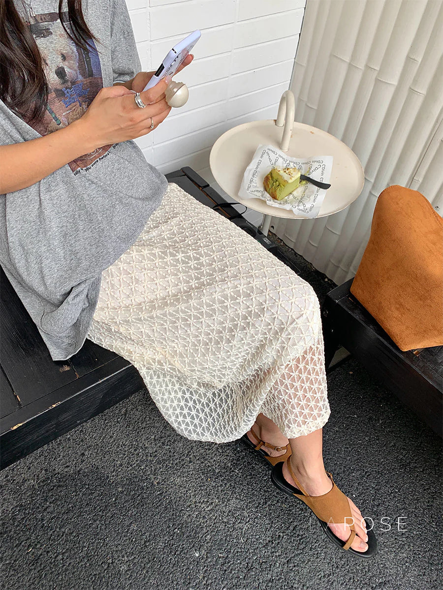 Elinor Lace Maxi Skirt