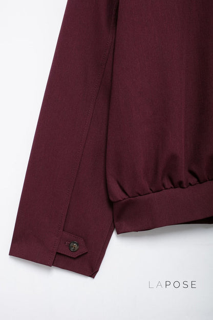 Eliza Collared Bomber Jacket