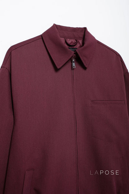 Eliza Collared Bomber Jacket