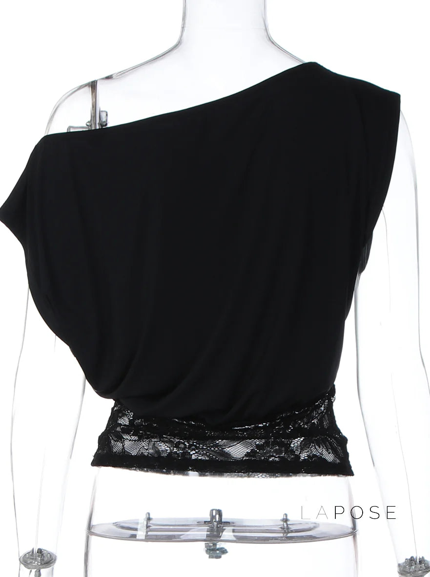 Elize Lace Off Shoulder Top