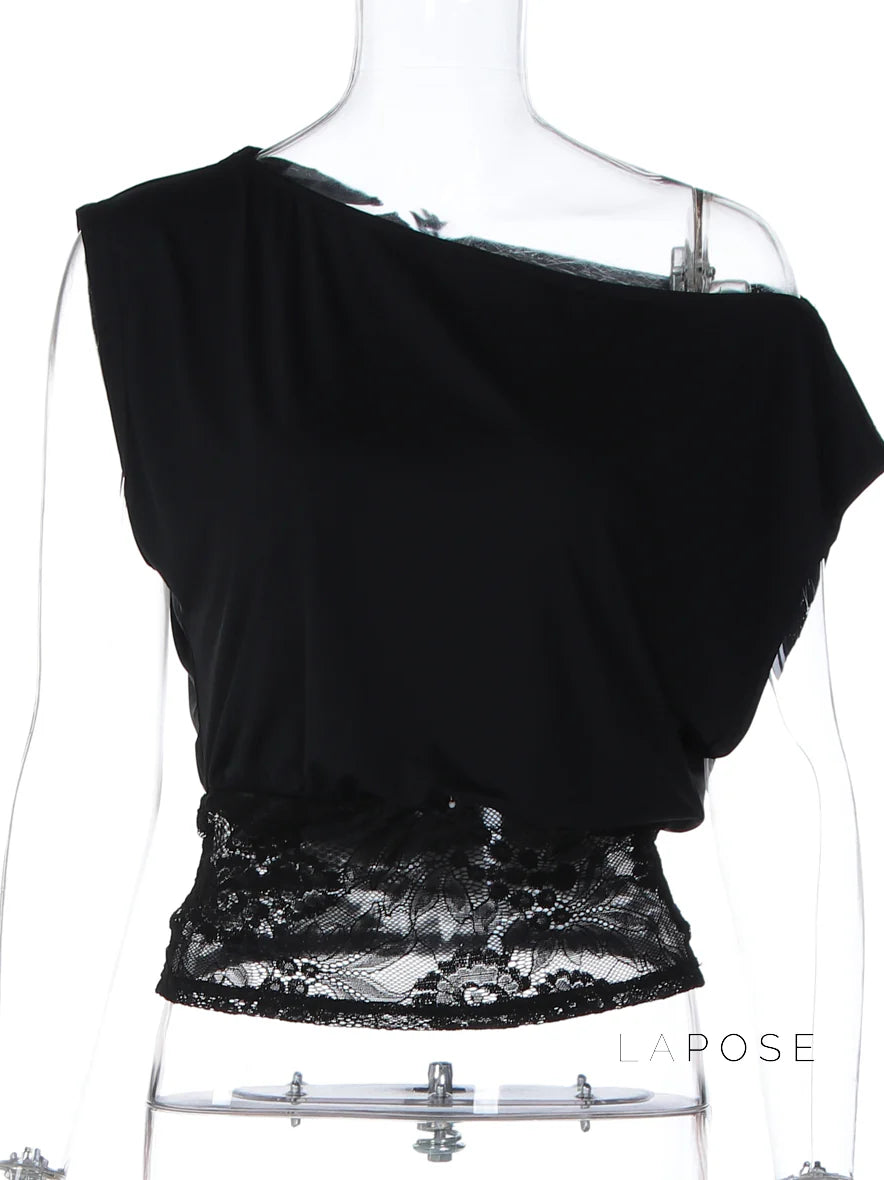 Elize Lace Off Shoulder Top