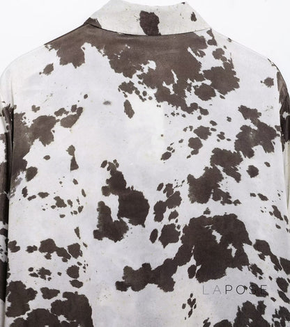 Ellinor Loose Animal Print Shirt