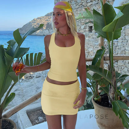 Emorie Square Neck Short Set