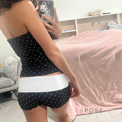 Emryn Polka Dot Shorts Set