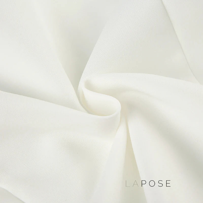 Esmee Pleated Button-Up Blouse