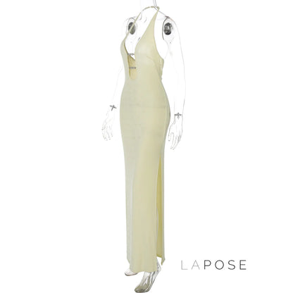 Goldie Halter Maxi Dress