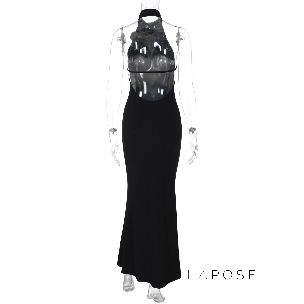 Iliana Halter Backless Maxi Dress