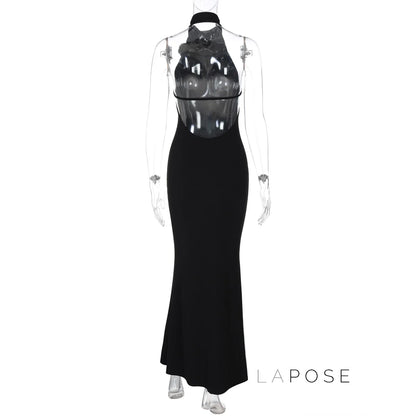 Iliana Halter Backless Maxi Dress