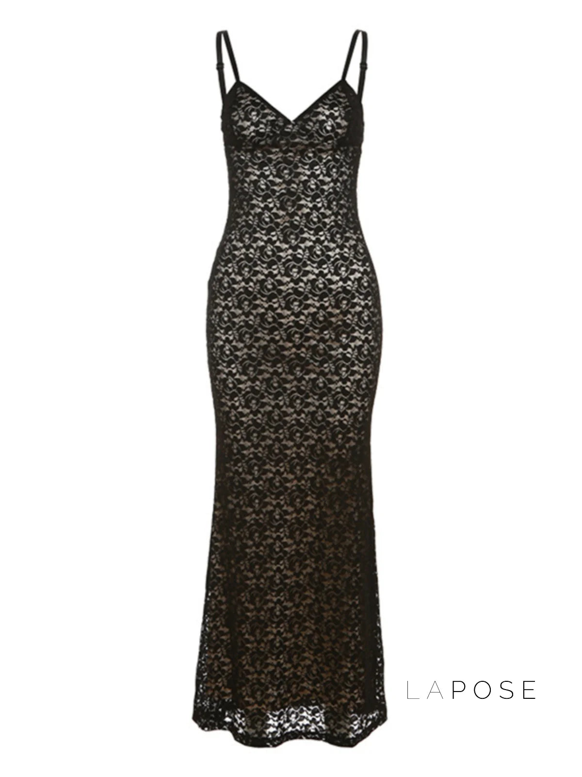 Iyonna Lace Trim Maxi Dress