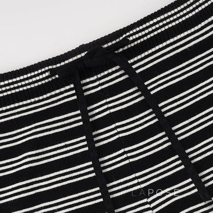 Jamari Striped Cardigan Short Set
