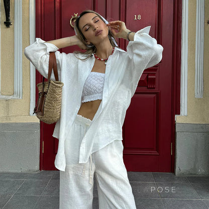 Jamiya Relaxed Collared Shirt