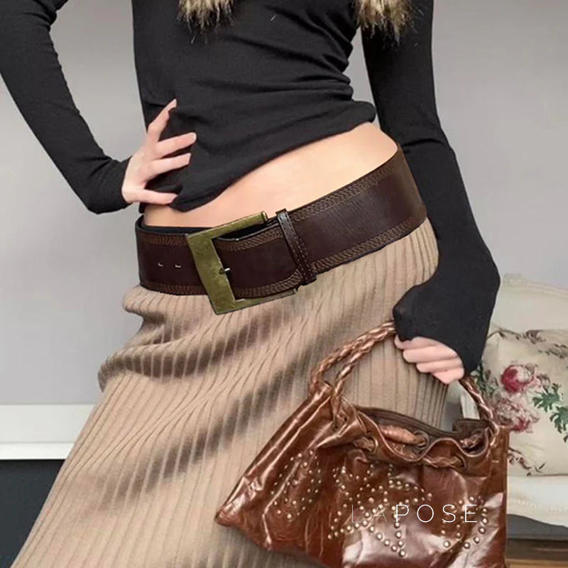 Janay Retro Metal Buckle Belt