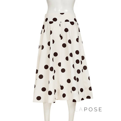 Jett Polka Dot Midi Skirt