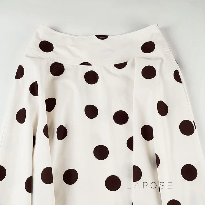 Jett Polka Dot Midi Skirt