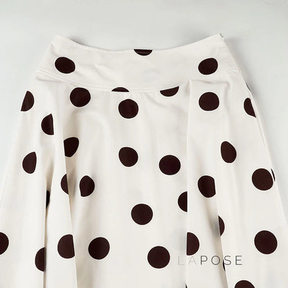 Jett Polka Dot Midi Skirt