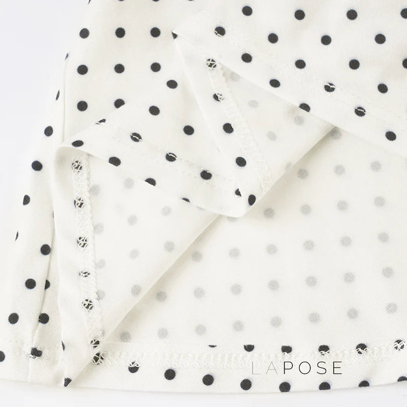 Jumana Polka Dot Smocked Mini Dress