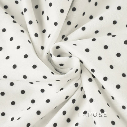 Jumana Polka Dot Smocked Mini Dress
