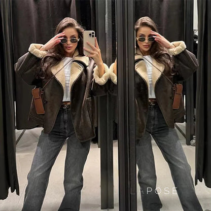 Kaiulani Faux Fur Zip Jacket