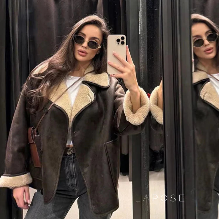 Kaiulani Faux Fur Zip Jacket