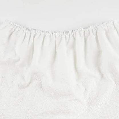 Kalee Low-Rise Lace Mini Skirt