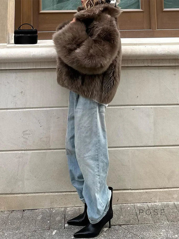 Kamiya Faux Fur Coat
