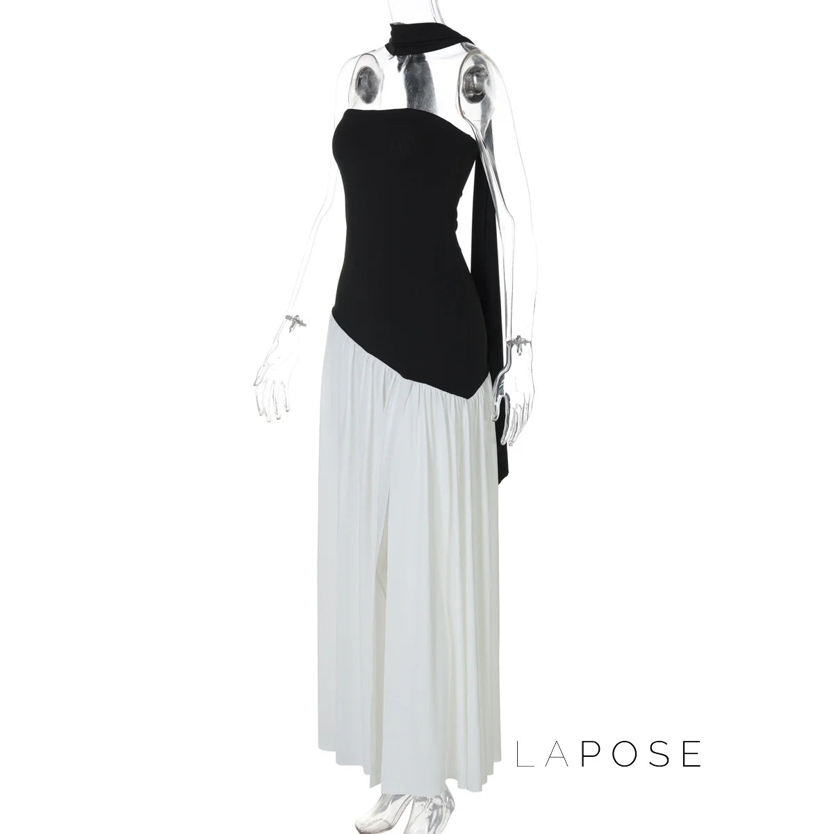 Kamree Strapless Backless Maxi Dress