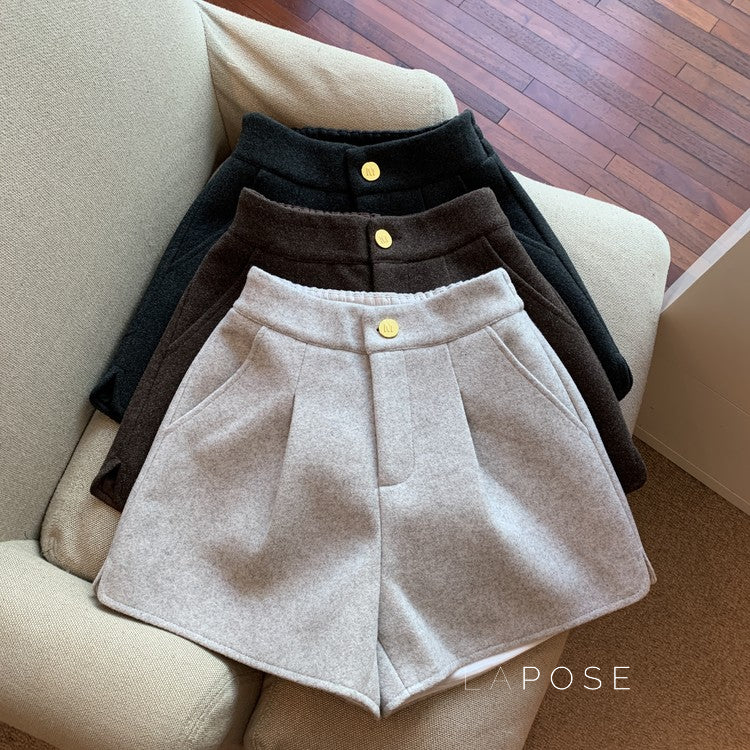 Katharine Tailored High-Waist Shorts