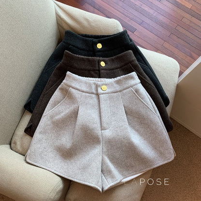 Katharine Tailored High-Waist Shorts