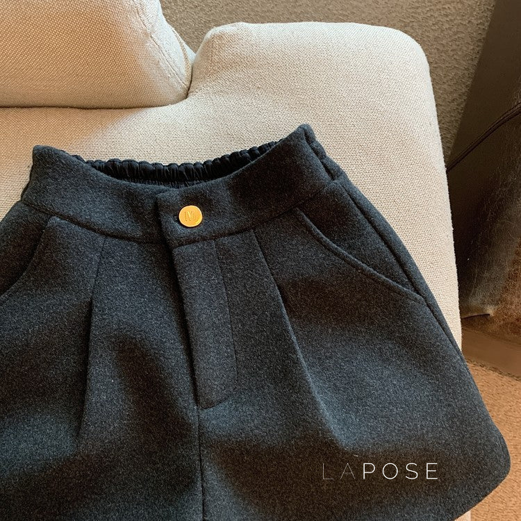Katharine Tailored High-Waist Shorts