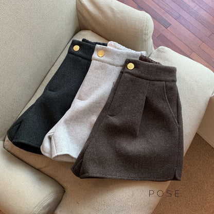 Katharine Tailored High-Waist Shorts