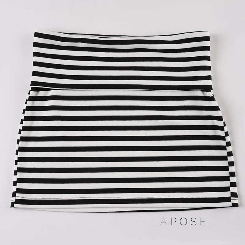 Kayden Striped Skirt Set