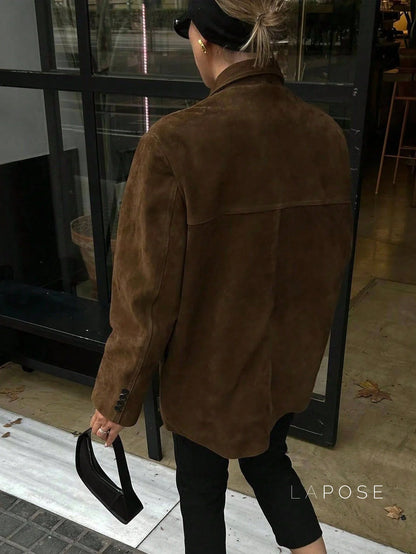 Kendyll Relaxed Suede Blazer