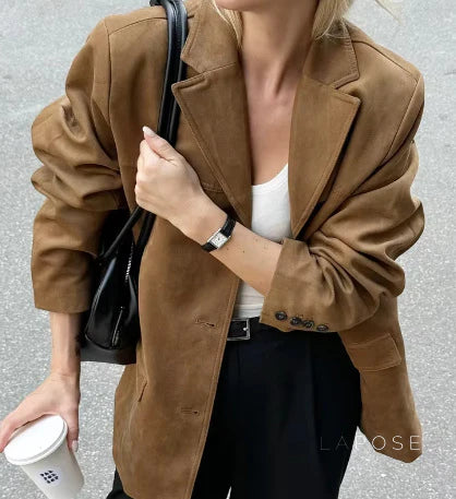 Kendyll Relaxed Suede Blazer