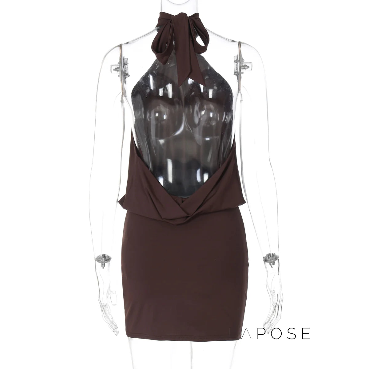 Keya Backless Halter Dress