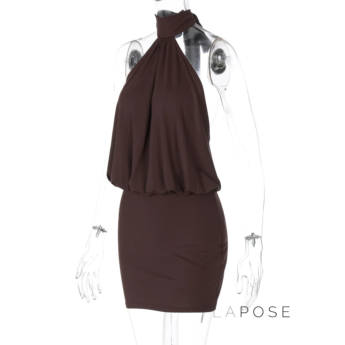 Keya Backless Halter Dress