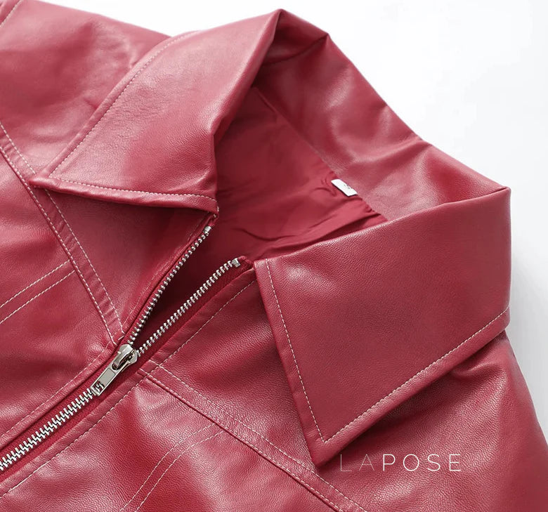 Keyli Vintage Biker Jacket