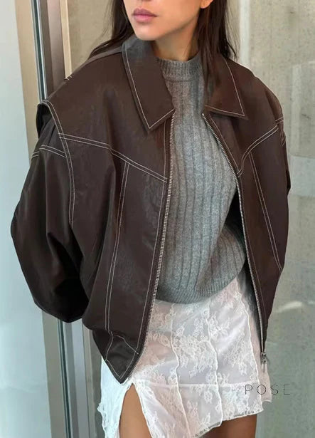 Keyli Vintage Biker Jacket