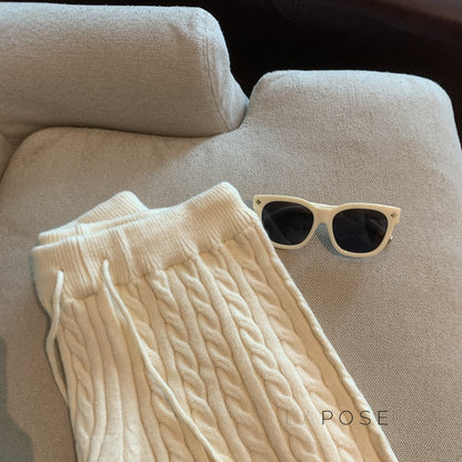 Khyla Cozy Wide-Leg Shorts