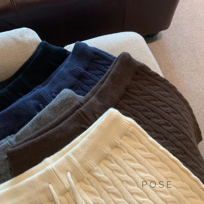 Khyla Cozy Wide-Leg Shorts