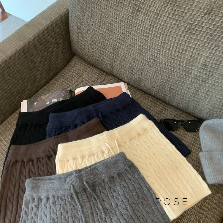 Khyla Cozy Wide-Leg Shorts