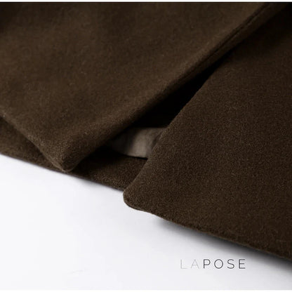 Korbyn Double-Breasted Woolen Coat