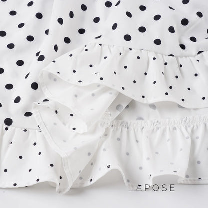 Leeanna Layered Polka Dot Skirt