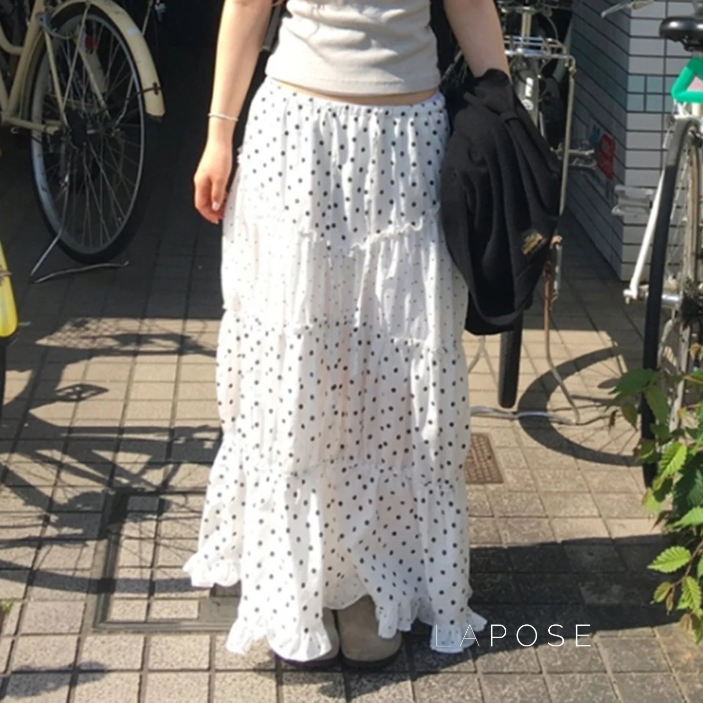 Leeanna Layered Polka Dot Skirt