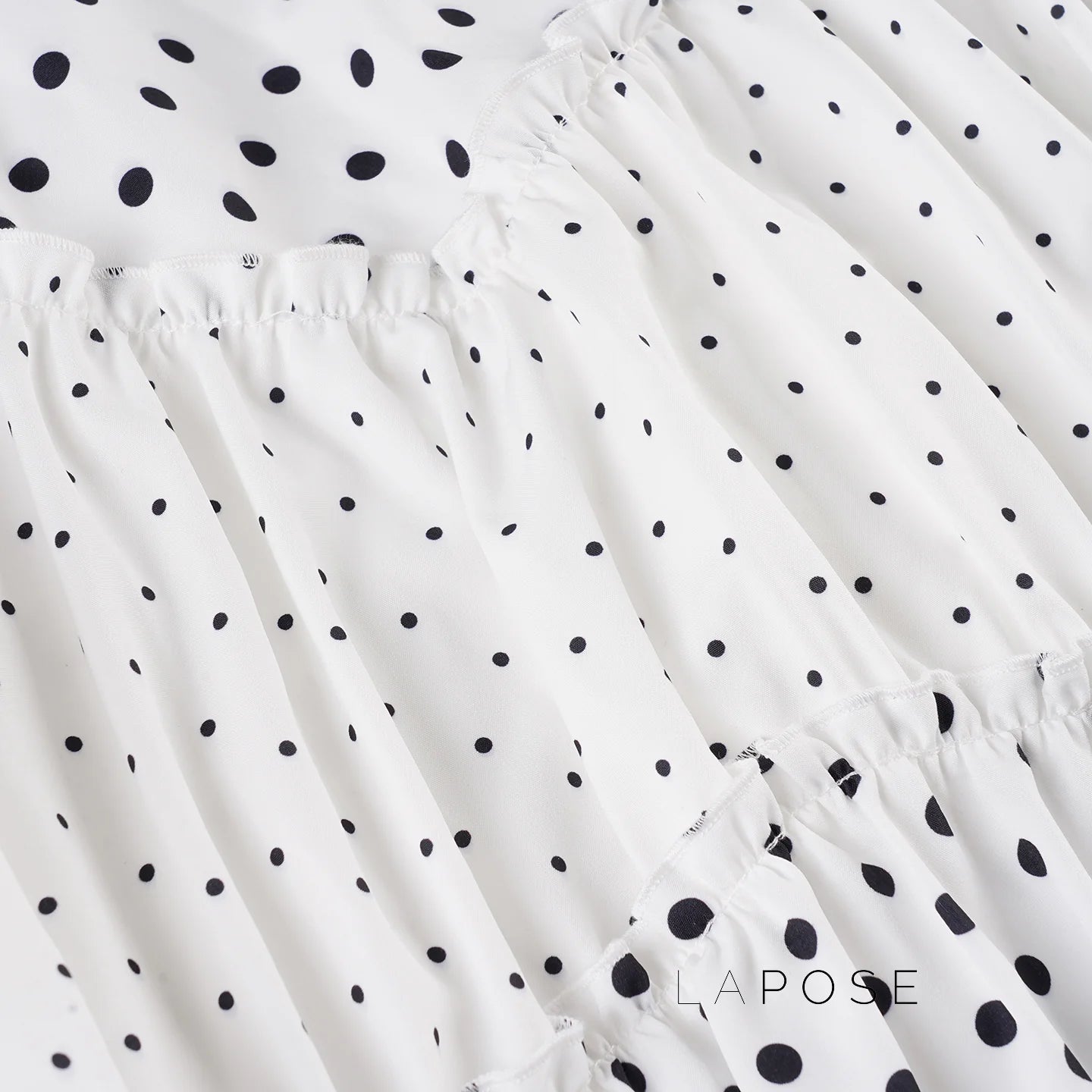 Leeanna Layered Polka Dot Skirt