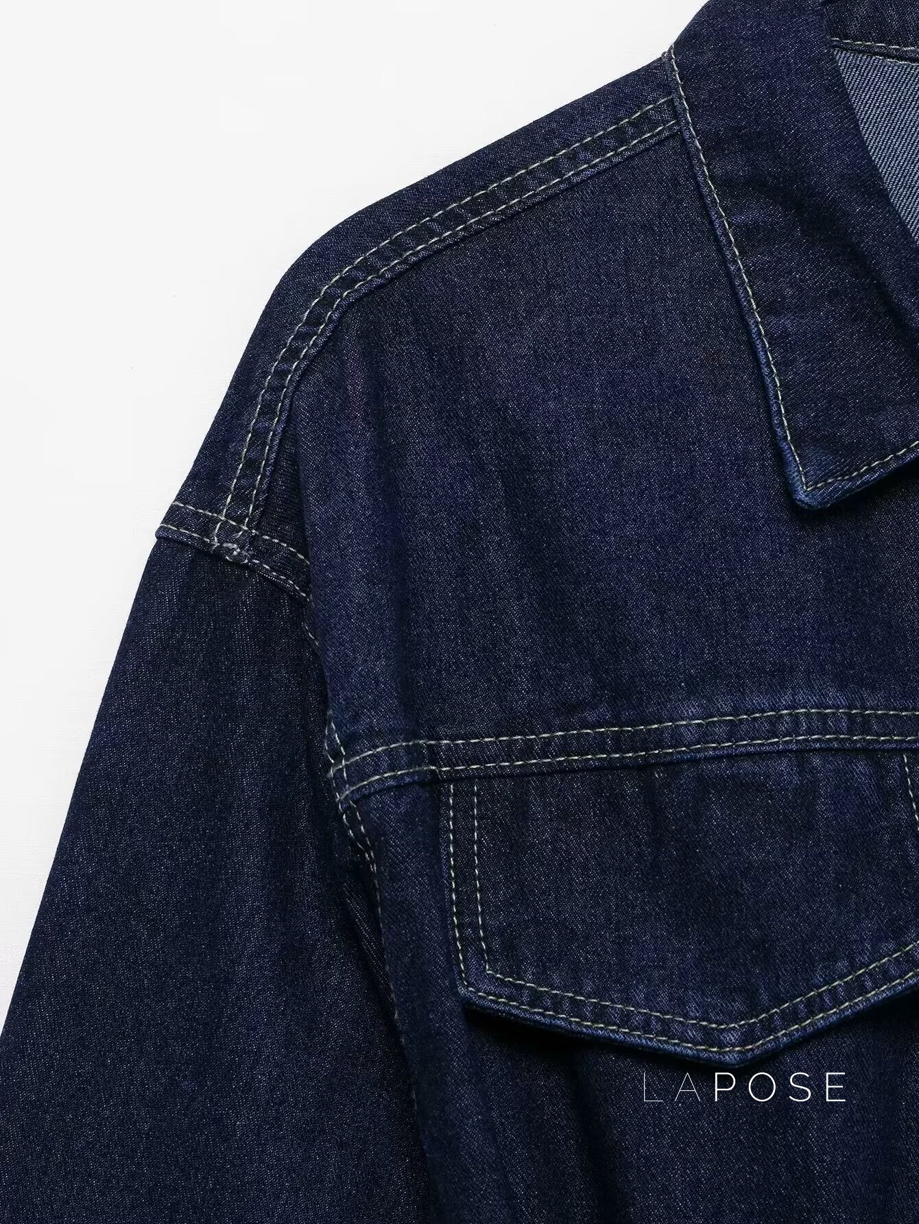 Lexie Belted Denim Jacket