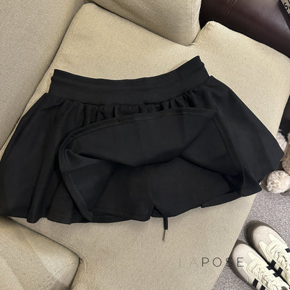 Liah Textured A-Line Mini Skirt