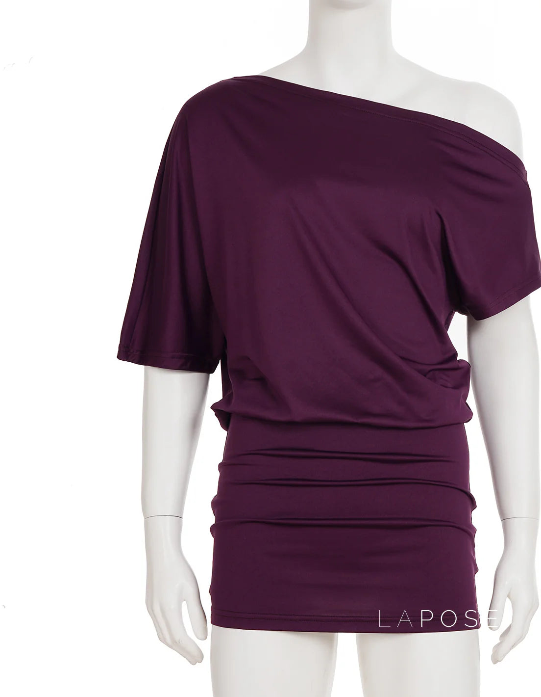 Lianne Ruched One-Shoulder Mini Dress