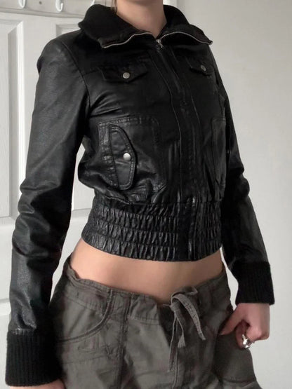 Liv Patchwork Moto Jacket