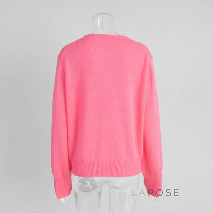 Lyrik Macaron Knit Cardigan